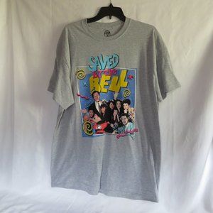 Saved by the Bell Group W/ Belding Graphite Tee